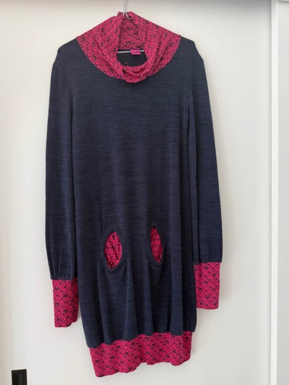 Vintage Save the Queen knit sweater dress size M